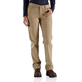 【中古】【インポート品・未当て嵌める】Carhartt PANTS レディース US 大いさ: 2 色合い: ベージュ ウィンタースポーツ-スポーツ・アウトドア-スノーボード用ウェア
