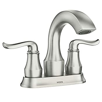 【中古】【輸入品・未使用】Moen 84300SRN Hamden バスルーム蛇口 スポットレジスト つや消しニッケル|スカイマーケットプラス