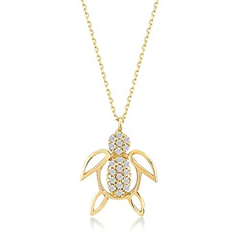 【中古】【輸入品・未使用】Gelinウィメンズ&ガールズゴールドネックレス14カラット585リアルイエローゴールド、キャロットタートルチェーン45 cm|スカイマーケットプラス
