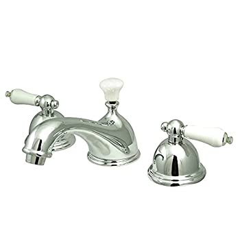 【中古】【輸入品・未使用】Kingston Brass KS3961PL Two Handle 8 in. to 16 in. Widespread Lavatory Faucet with Brass Pop-up|スカイマーケットプラス