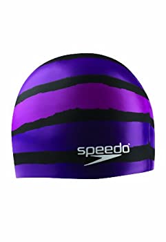 【中古】【インポート品・未当て嵌める】Speedo (素早さ) ケイ素樹脂 Flash Forward スイムキャップ AC