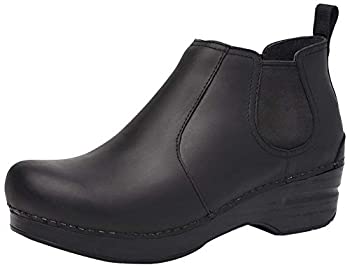 【中古】【インポート品・未当て嵌める】[ダンスコ] ブーツ Frankie Black Oiled 38 24.0~24.5 糎