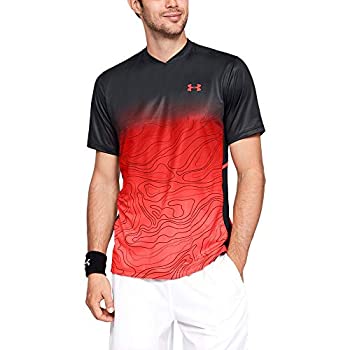 【中古】【輸入品・未使用】Under Armour Men's Forge Short Sleeve Shirt%ｶﾝﾏ% Black (001)/Neon Coral%ｶﾝﾏ% Small