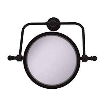 【中古】【輸入品・未使用】Retro Dot Collection Wall Mounted Swivel Make-Up Mirror 8 Inch Diameter with 4X Magnification - RDM-4/4X-ORB
