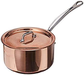 【中古】【インポート品・未当て嵌める】Mauviel Made In France M\u0027Heritage M150S 6110.17 Copper 1.9-Quart Saucepan with Lid%ｶﾝﾏ% Cast Stainless Steel Handles. by Mauviel