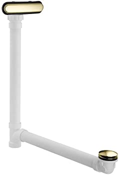 【中古】【インポート品・未当て嵌める】Kohler k-7272-pb Clearflo Slotted大層らしい流動Bath Drain、晴れ晴れしいな光輝仕上金管楽器 その他-インテリア・寝具・収納
