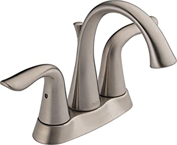 【中古】【輸入品・未使用】Delta Bathroom Lahara 10cm Centerset 2-Handle High-Arc Bathroom Faucet in Stainless with Pop-Up 2538-SSTP-DST|スカイマーケットプラス