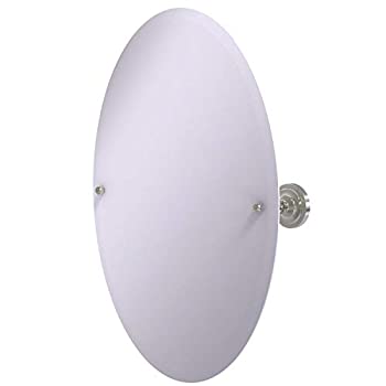 【中古】【輸入品・未使用】Allied Brass PR-91-SN 29-Inch X 21-Inch Oval Tilt Mirror%カンマ% Satin Nickel by Allied Brass|スカイマーケットプラス