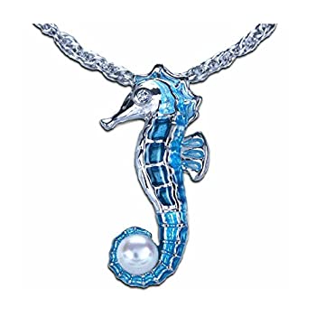 【中古】【輸入品・未使用】Guy Harvey タツノオトシゴネックレス スターリングシルバー 18インチチェーン付き