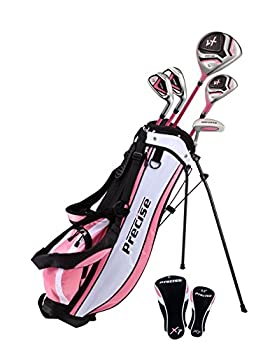 【中古】【インポート品・未当てはめる】Precise ジュニアコンプリートゴルフクラブセット7つ お子さん用 - 年歳層に合わせた大きさが3つから - 男女兼用 - 右利き左ぎっちょ兼用 Right Hand ピ