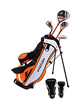 【中古】【インポート品・未当てはめる】Precise ジュニアコンプリートゴルフクラブセット7つ お子さん用 - 年歳層に合わせた大きさが3つから - 男女兼用 - 右利き左ぎっちょ兼用 Left Hand オレ