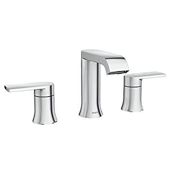 【中古】【輸入品・未使用】MOEN Genta 8インチ ワイドスプレッド 2ハンドル バスルーム蛇口 クローム