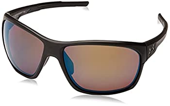 【中古】【インポート品・未当て嵌める】Under Armour Ua No Limits Polarized Square Sunglasses Black 58 粍 バッグ・小物・ブランド雑貨-眼鏡・サングラス-サングラス