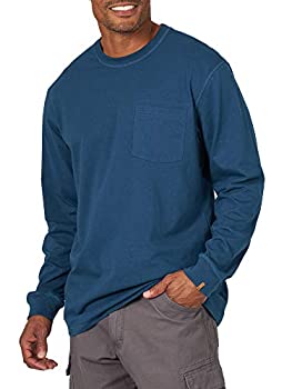 【中古】【輸入品・未使用】Wrangler Riggs Workwear メンズ 長袖 ポケットパフォーマンスTシャツ US サイズ: Large カラー: ブルー