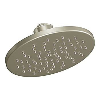 【中古】【輸入品・未使用】Moen S6360BN 8インチ シングルファンクション レインシャワー シャワーヘッド 2.5GPM 流量での浸水技術 つや消しニッケル|スカイマーケットプラス