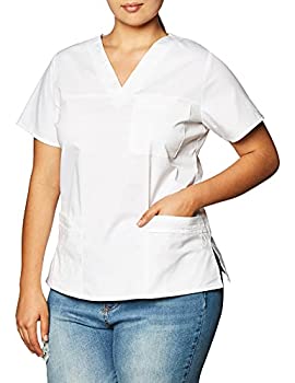 【中古】【輸入品・未使用】Dickies スクラブ白衣 レディース Gen Flex ジュニアフィット コントラスト スティッチVネックシャツ US サイズ: XX-Small カラー: ブルー|スカイマーケットプラス
