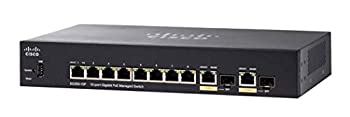 【中古】【インポート品・未当て嵌める】Cisco Systems SG350-10P-K9-NA SG350-10P 10-Port Gigabit PoE Managed Switch