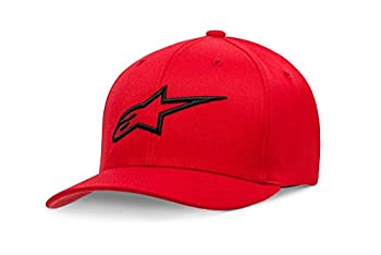 【中古】【輸入品・未使用】Alpinestars Men 's Divertカーブ帽子 US サイズ: S カラー: ブラックエイジレス　キャップ　［レッド］ (Large / X-Large)
