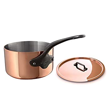【中古】【輸入品・未使用】(1.1l) - Mauviel 6540.15 M'Hertiage M250C Saucepan with Lid%カンマ% 1.1l%カンマ% Copper|スカイマーケットプラス