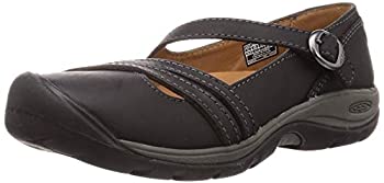 【中古】【インポート品・未当て嵌める】KEEN (キーン) レディース プレシディオ II クロスストラップ メリージェーン 平ったい%ｶﾝﾏ% 黒いこと/レイブン。%ｶﾝﾏ% 10