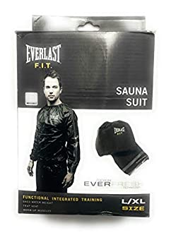 【中古】【インポート品・未当て嵌める】Everlast P00000438 FIT EVAサウナ背広 黒いこと/薄墨色 L/XL