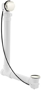 【中古】【輸入品・未使用】Kohler k-7213-sn ClearfloケーブルBath Drain with PVCチューブ、鮮やかな光沢ニッケル