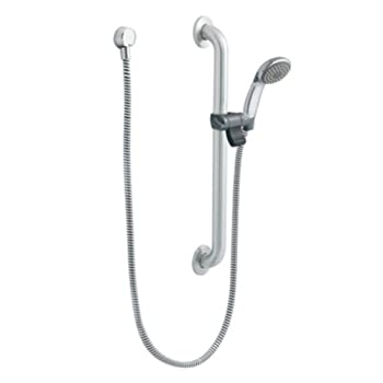 【中古】【輸入品・未使用】Moen 52224?gbp25シングル機能ハンドシャワーパッケージホース、スライドバーincl、 .5 52224GBP25 1｜スカイマーケットプラス