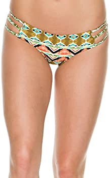 【中古】【輸入品・未使用】Volcom Women 's Native Drift Cheeky Bikini Bottom カラー: オレンジ