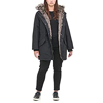 【中古】【輸入品・未使用】Levi'sウィメンズプラスサイズ北極布フェイクファートリムパーカージャケット