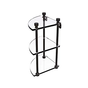 【中古】【輸入品・未使用】Allied Brass FT-6-ORB Triple Corner Glass Shelf Oil Rubbed Bronze|スカイマーケットプラス