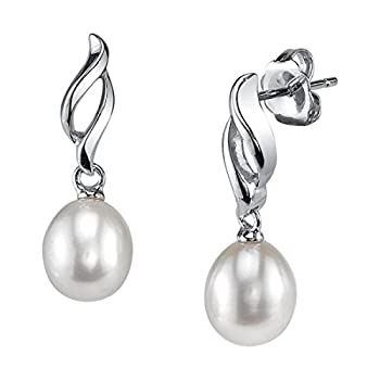 【中古】【輸入品・未使用】ローライヤリング ホワイト淡水養殖パール 7mm