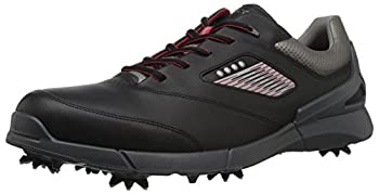 【中古】【インポート品・未当て嵌める】[山びこ] ゴルフシューズ GOLF BASE ONE メンズ BLACK/STEEL 28.5珊