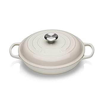 【中古】【輸入品・未使用】Le Creuset エナメル鋳鉄製 シグネチャー ブレイザー 2.25クォート メレンゲ｜スカイマーケットプラス