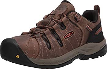 【中古】【インポート品・未当て嵌める】KEEN Utility メンズ フリント2 置き目スチール写真つま先 上滑り打ちきりやり方靴 US 大きさ: 11 Wide 色つや: 赤銅色