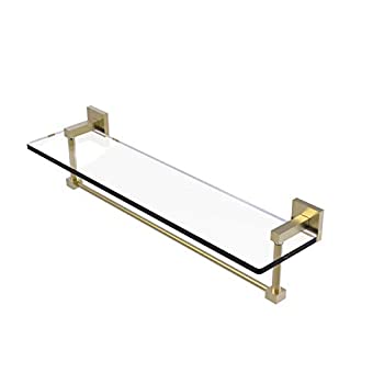【中古】【輸入品・未使用】Montero Collection 22 Inch Glass Vanity Shelf with Integrated Towel Bar - MT-1-22TB-SBR 36,418円