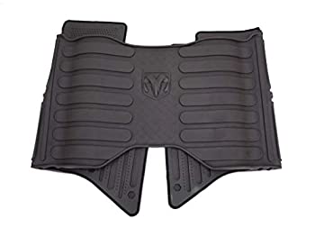 【中古】【輸入品・未使用】Mopar 82212393 バークブラウン 全天候マット (後部座席マット、クルーキャブ) 2パック
