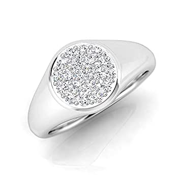【中古】【輸入品・未使用】3/8 ctw スターリングシルバー 人工ダイヤモンド印章リング 女性用 78,625円
