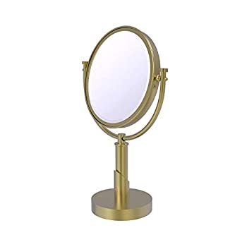 【中古】【輸入品・未使用】Allied Brass TR-4/2X Tribecca Collection 8 Inch Vanity Top 2X Magnification Make-Up Mirror%カンマ% Satin Brass|スカイマーケットプラス