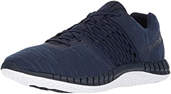 【中古】【輸入品・未使用】Reebok Men's Print Run DIST Sneaker%ｶﾝﾏ% coll. Navy/White/Steel%ｶﾝﾏ% 9.5 M US