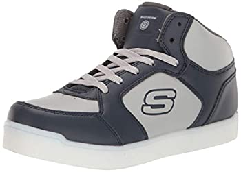 【中古】【輸入品・未使用】Skechers Kids Boys ユニセックス・キッズ MID TOP LACE UP SHOE W/HIDDEN US サイズ: 7.5 Medium US Big Kid カラー: ブルー