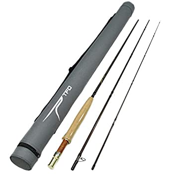 【中古】【インポート品・未当てはめる】TFO 4-5加重値 7フート6in 3点。 Finesse トラウトガラスロッド 容れもの付き添い人