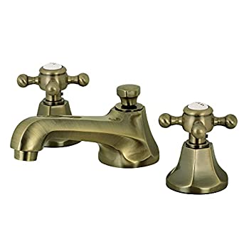 【中古】【輸入品・未使用】Kingston Brass KS4463BX真鍮製ポップアップ付き8インチ広く使用されている洗面所の蛇口、ヴィンテージ|スカイマーケットプラス