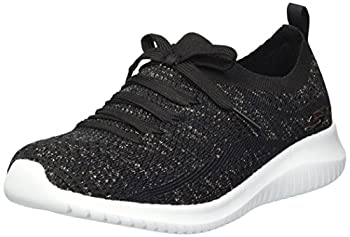 【中古】【インポート品・未当て嵌める】Skechers レディース ウルトラフレックス Salutations スニーカー US 大きさ: 24 色つや: 黒いこと