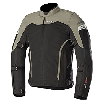 【中古】【輸入品・未使用】Alpinestars メンズ Leonis Drystar Air オートバイジャケット ブラック/ミリタリーグリーン XL