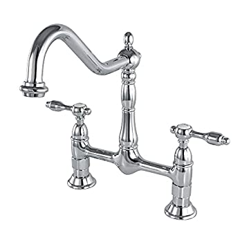 【中古】【輸入品・未使用】Kingston Brass KS1171TAL 20cm Centerset Kitchen Faucet Less Sprayer CP|スカイマーケットプラス