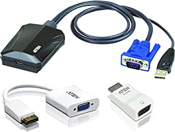 【中古】【輸入品・未使用】Aten AC cv211kit01ポータブルラップトップUSBコンソールHDMI T VGAアダプタ小売
