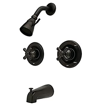 【中古】【輸入品・未使用】キングストン真鍮KB665AX二つのハンドルタブ&シャワーの蛇口|スカイマーケットプラス