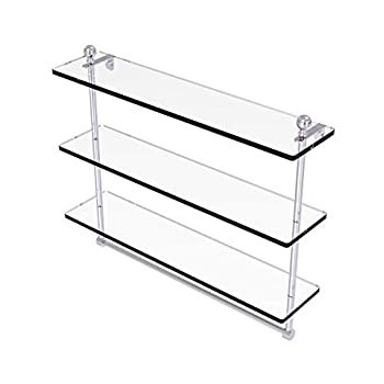 【中古】【輸入品・未使用】Mambo Collection 22 Inch Triple Tiered Glass Shelf with Integrated Towel Bar - MA-5/22TB-SCH 77,820円