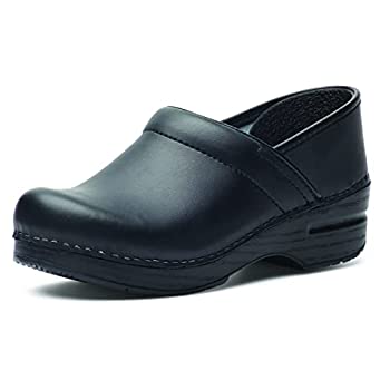 【中古】【輸入品・未使用】Dansko レディース プロフェッショナル ブラック オイルド クロッグ 12.5-13 M US