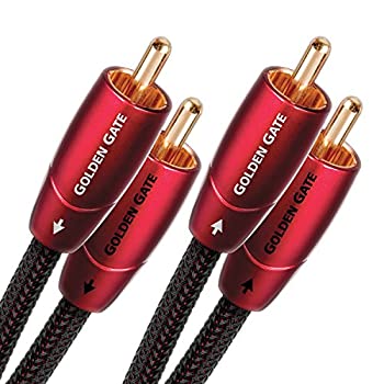 【中古】【輸入品・未使用】AudioQuest ゴールデンゲート 20M RCA - RCA ペア オーディオインターコネクト。